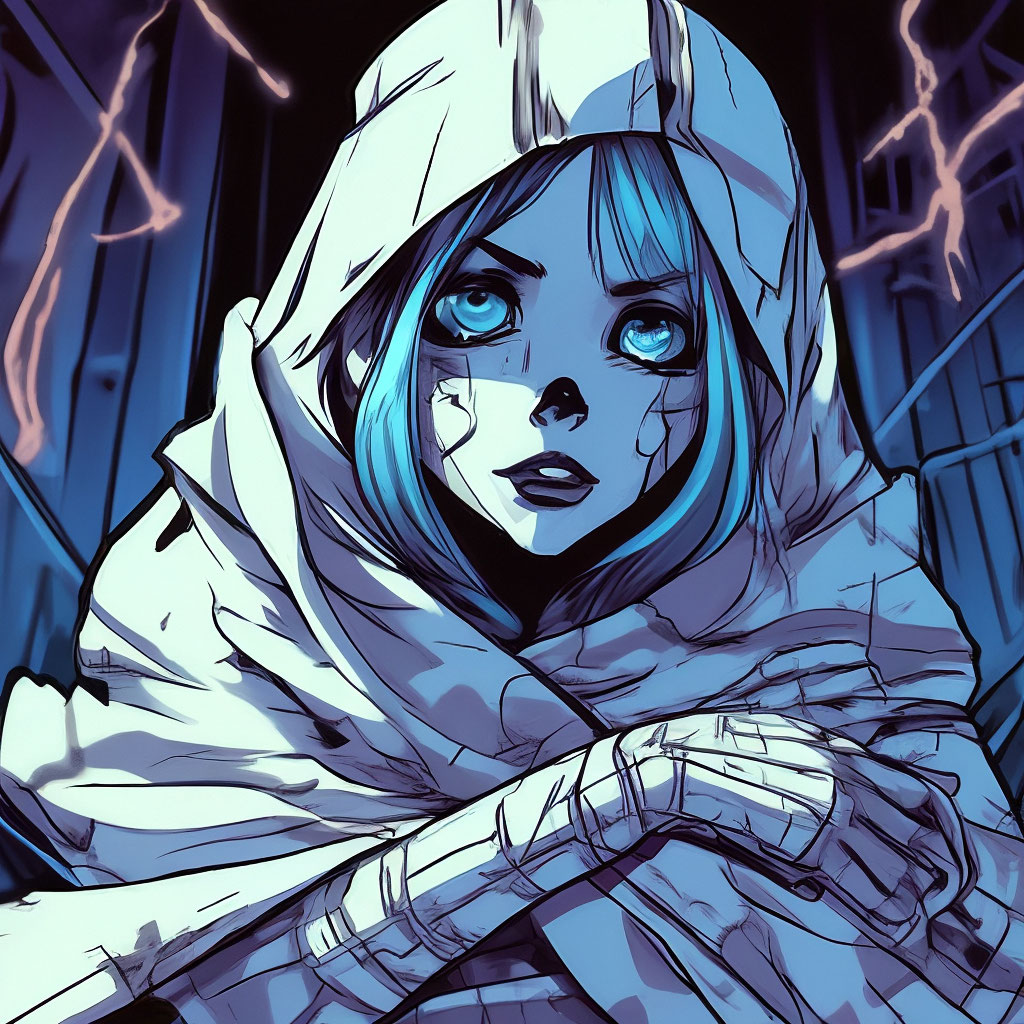 ghost-girl-in-bandages-comics-art-style-a-girl-in-bandages-image