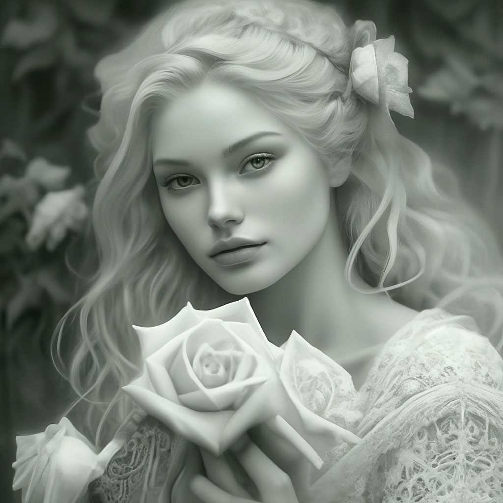 Белые розы, февральские морозы, магия…» — создано в Шедевруме