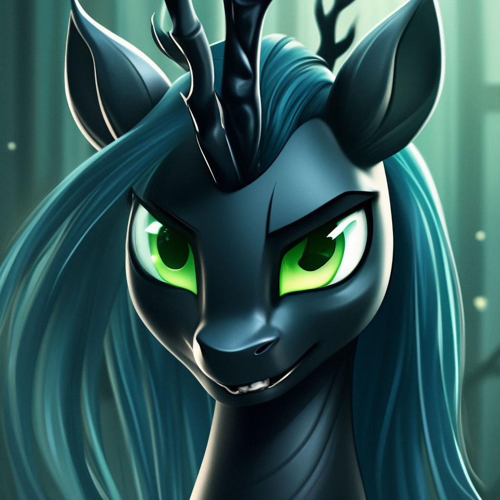 Queen Chrysalis MLP, beautiful, an …» — создано в Шедевруме