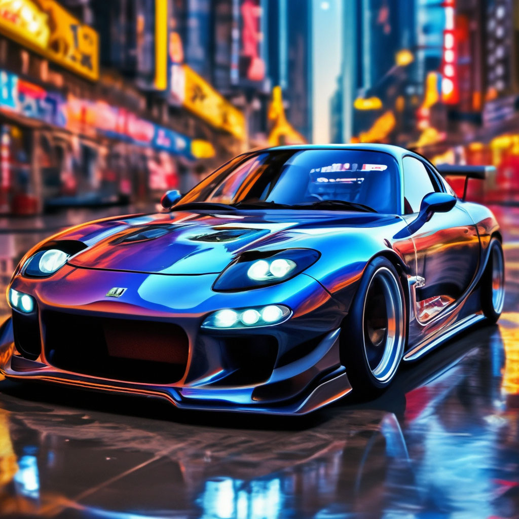 Mazda rx7 РЅРµРѕРЅ