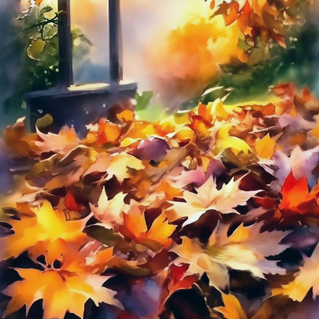 Осенние Листья Шумят И Шумят В …» — Создано В Шедевруме