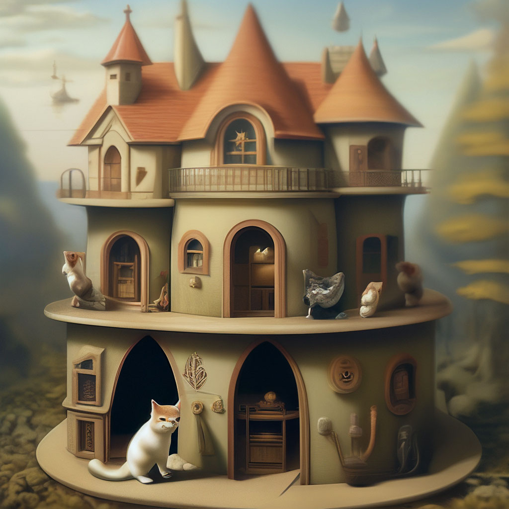 Кошачий домик» — создано в Шедевруме