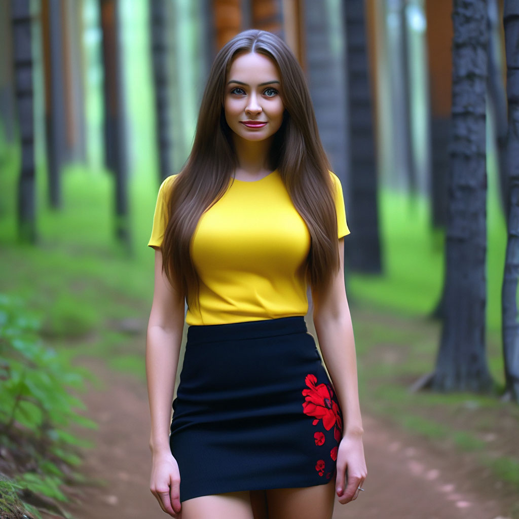 Красивая девушка русская, с большими…» — создано в Шедевруме