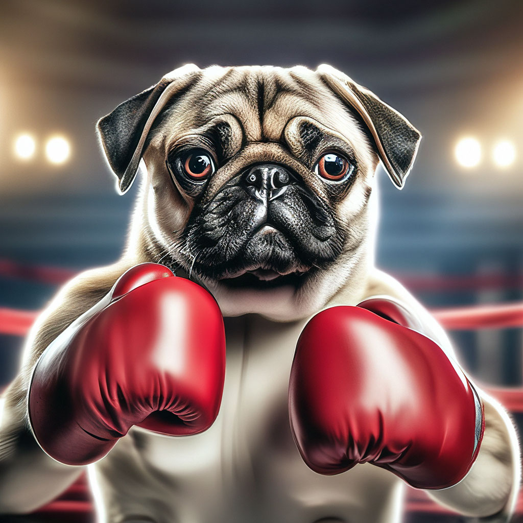 Pug boxing gloves hotsell