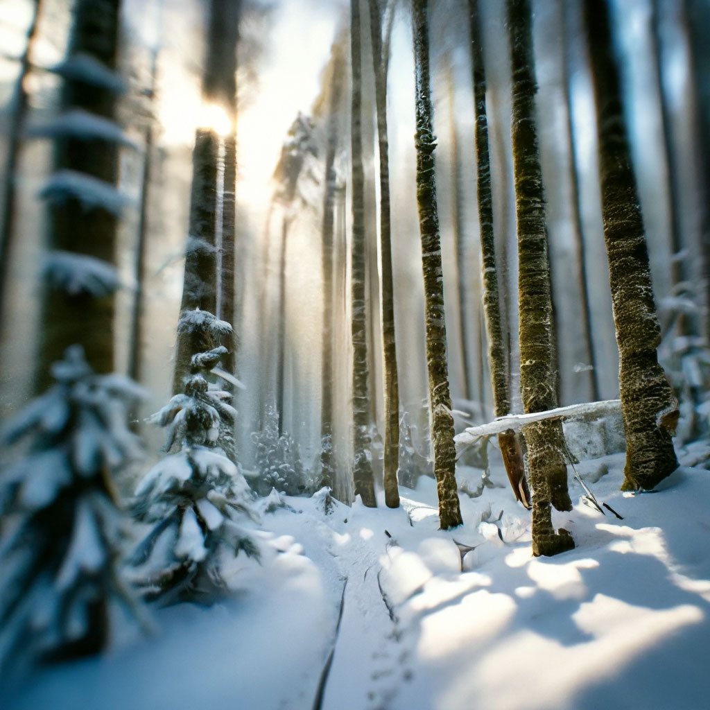 Фото по запросу Зимний лес