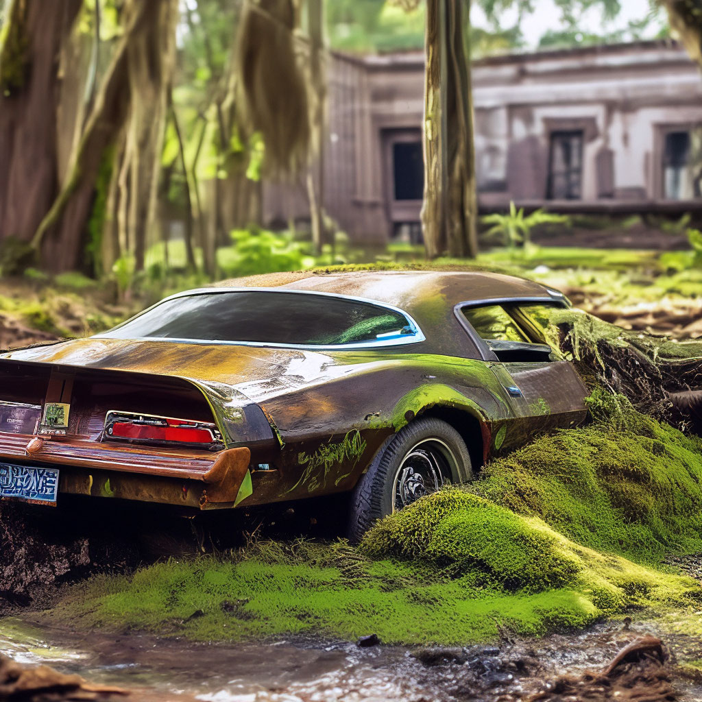 Автомобиль pontiac firebird 1977, rat …» — создано в Шедевруме