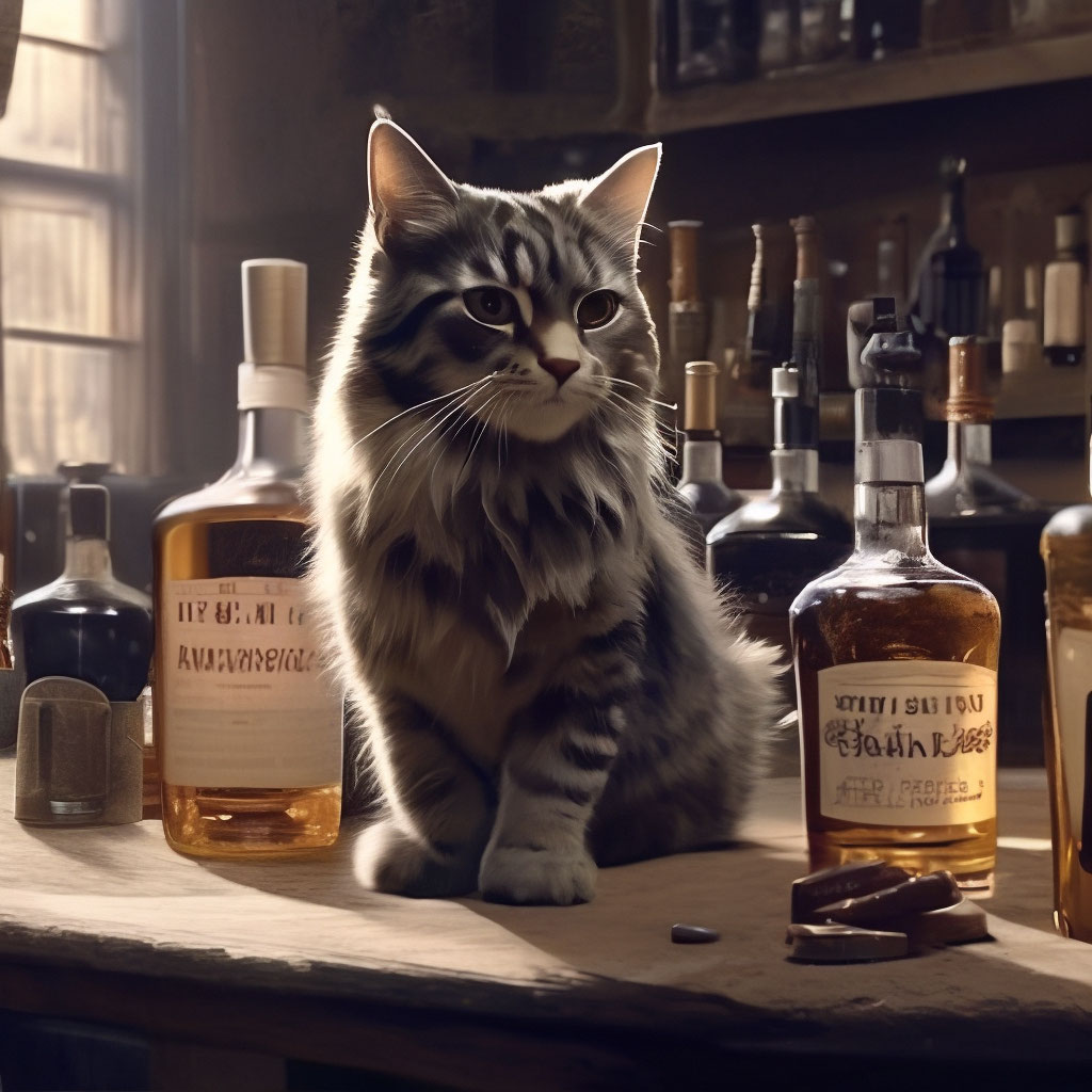 Кошка из рекламы Вискас» — создано в Шедевруме