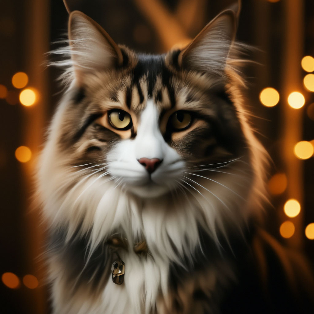 Сибирская кошка королева цвет шерсти…» — создано в Шедевруме