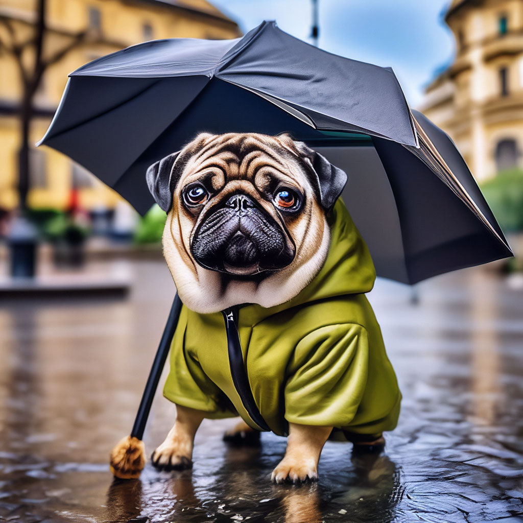 Pug umbrella hotsell