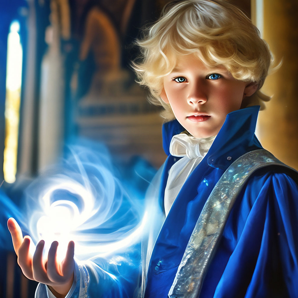 Первое волшебство Удивленный мальчик …» — создано в Шедевруме