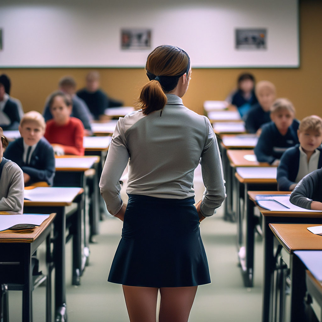 teacher in short dress msbraun on LTK