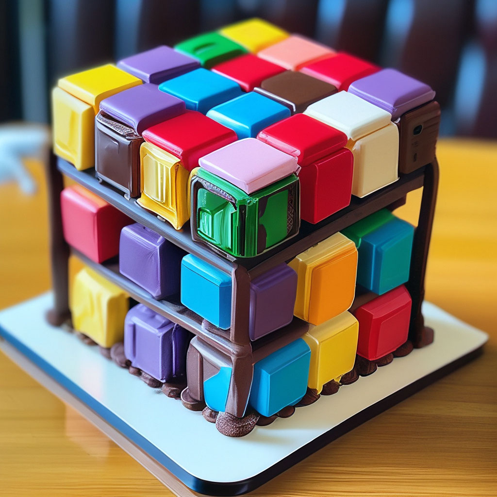 Торт кубик рубик» — создано в Шедевруме