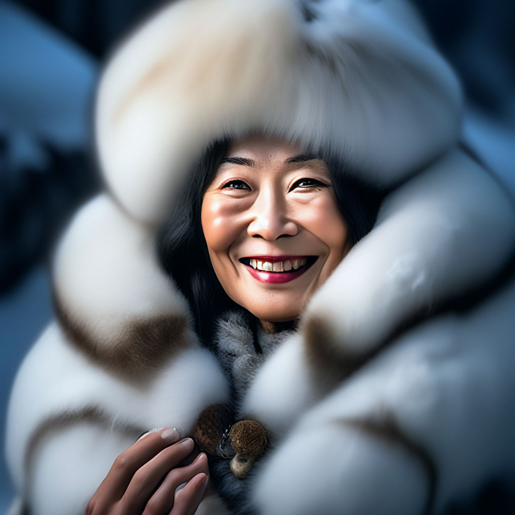 Женщина, азиатка,50 лет,в образе …» — создано в Шедевруме