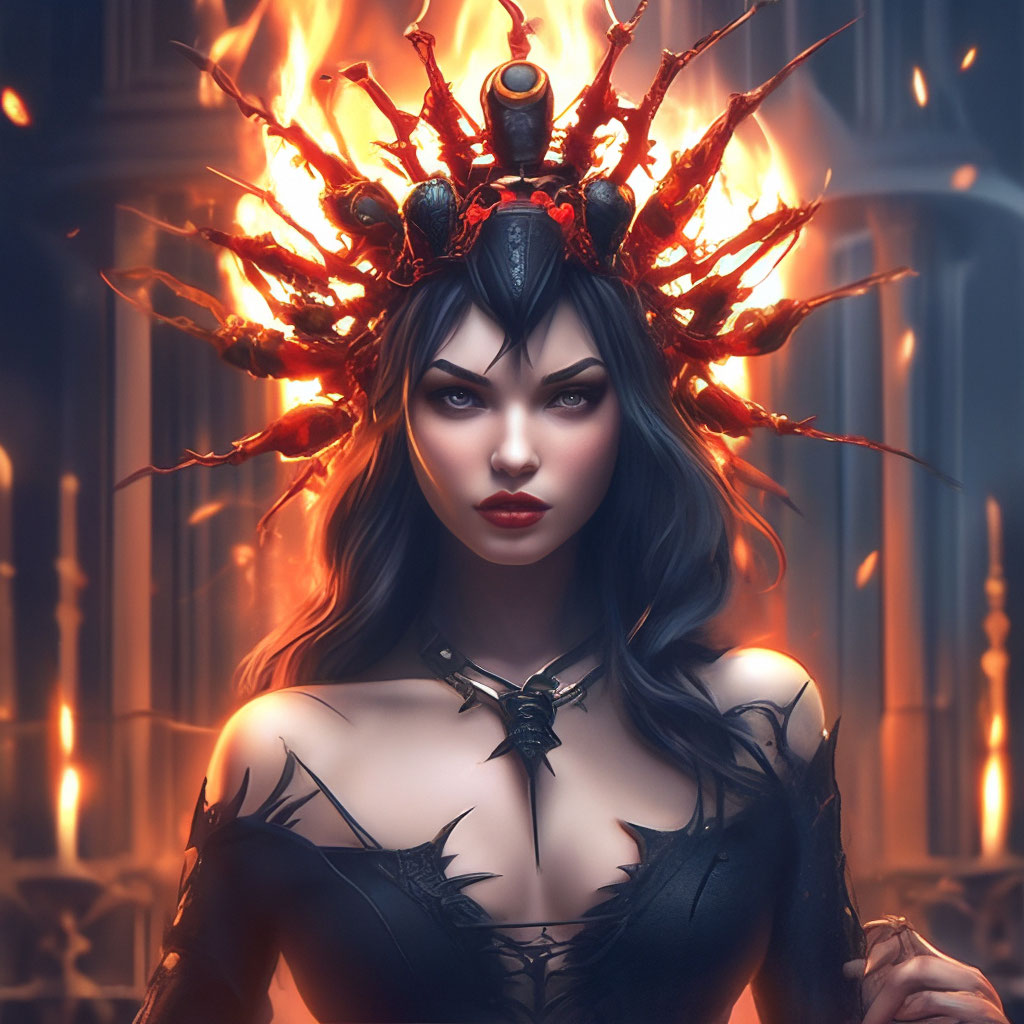 kody-art: Spider Queen WIP