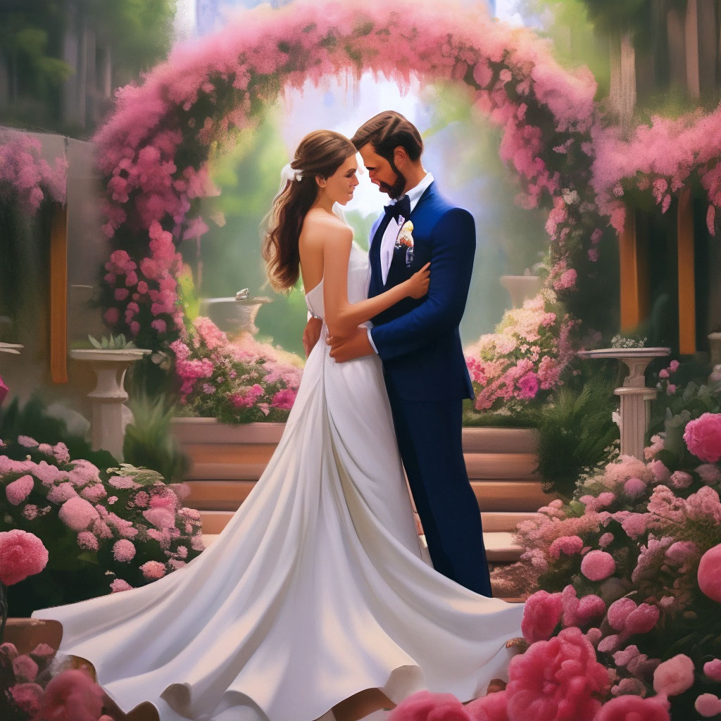 Красивая свадьба» — создано в Шедевруме