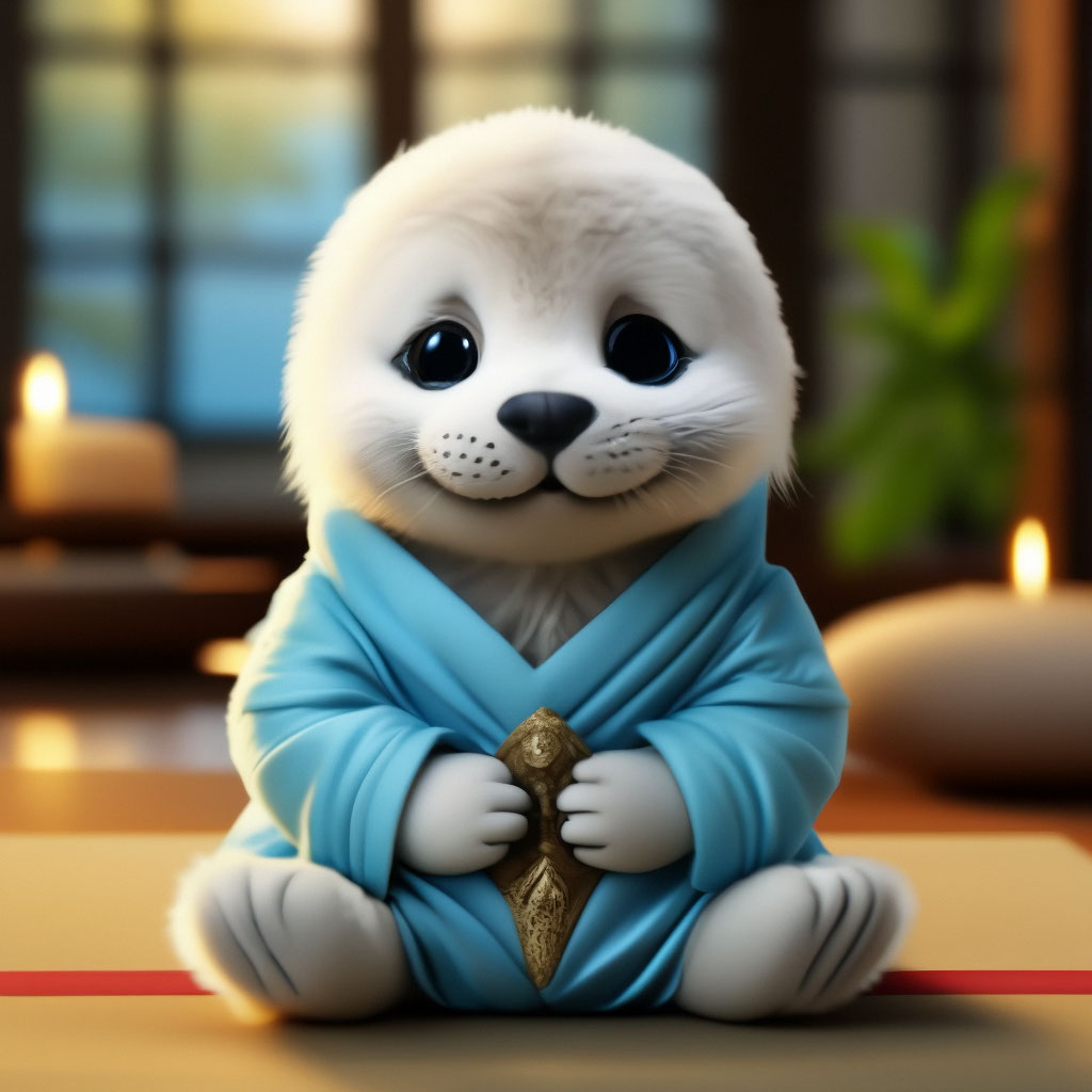 🪶 anthropomorphic real fluffy baby …» — создано в Шедевруме