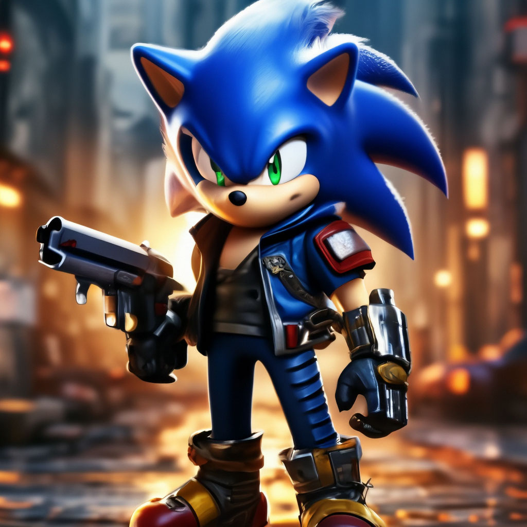 Sonic the Werehog- Sonic The Movie  Фурри-арт, Эскизы персонажей