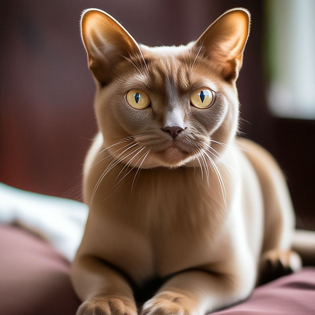 Бирманская кошка шоколадного света и…» — создано в Шедевруме
