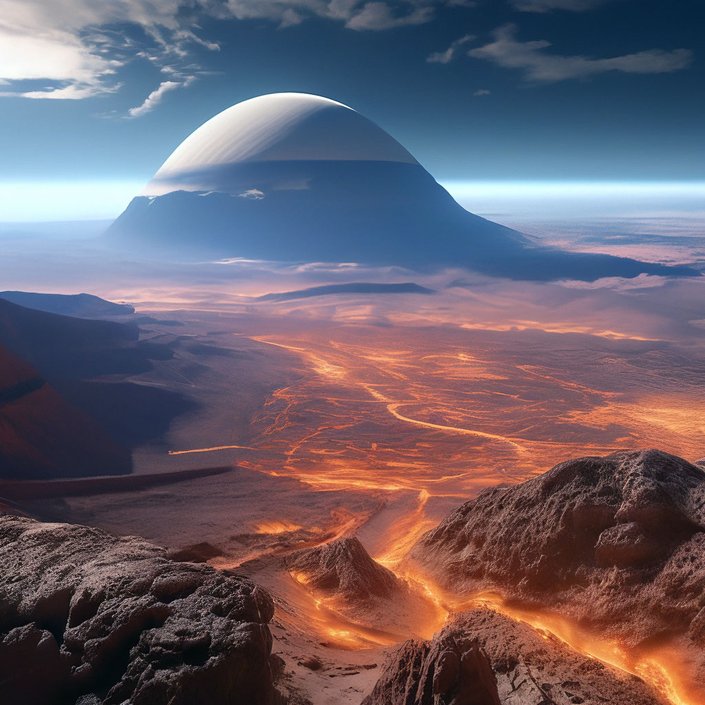 Олимп - самая высокая гора из известных в Солнечной системе (фото и видео)
