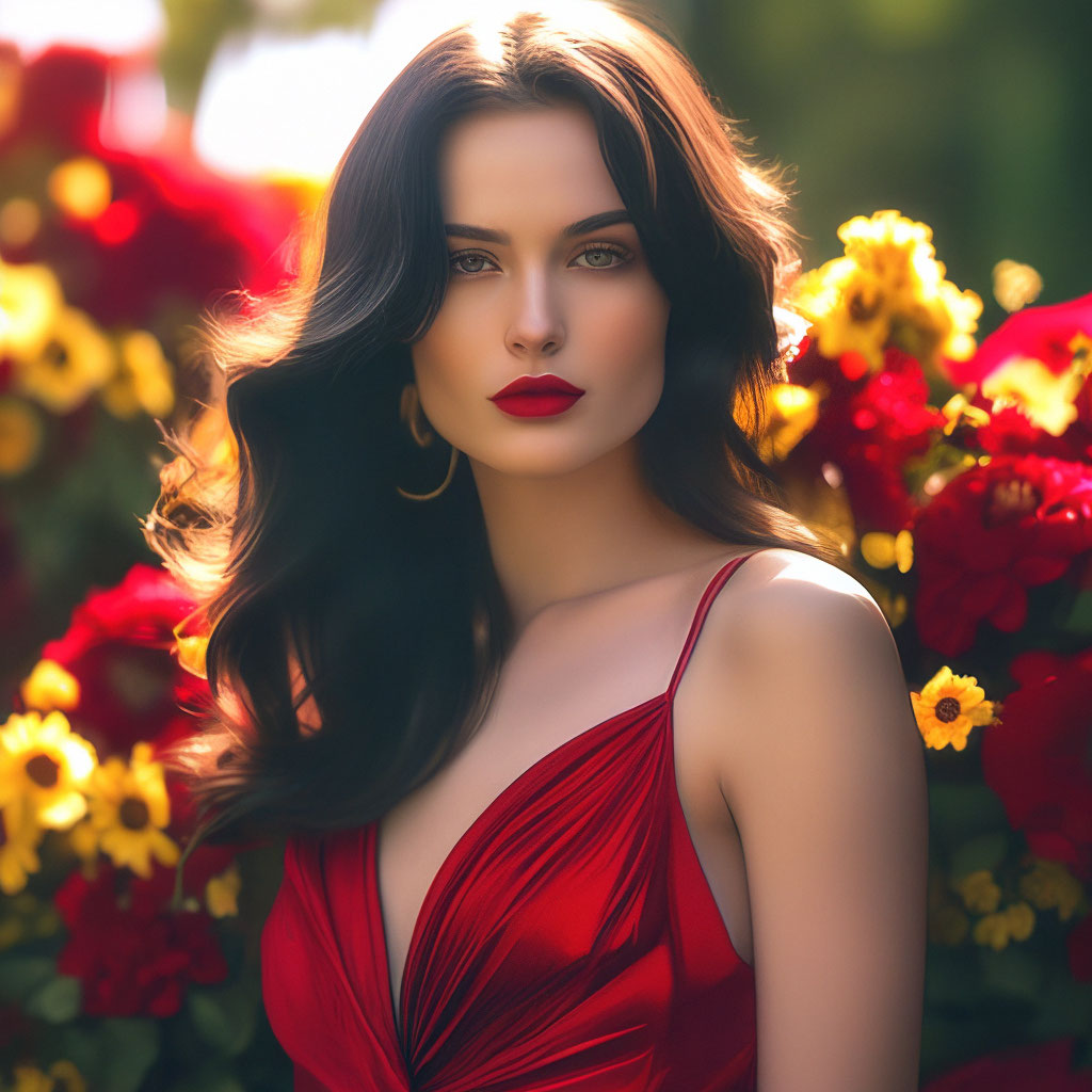 open lace back dress Scarlet Rose Red Silk Maxi Dress