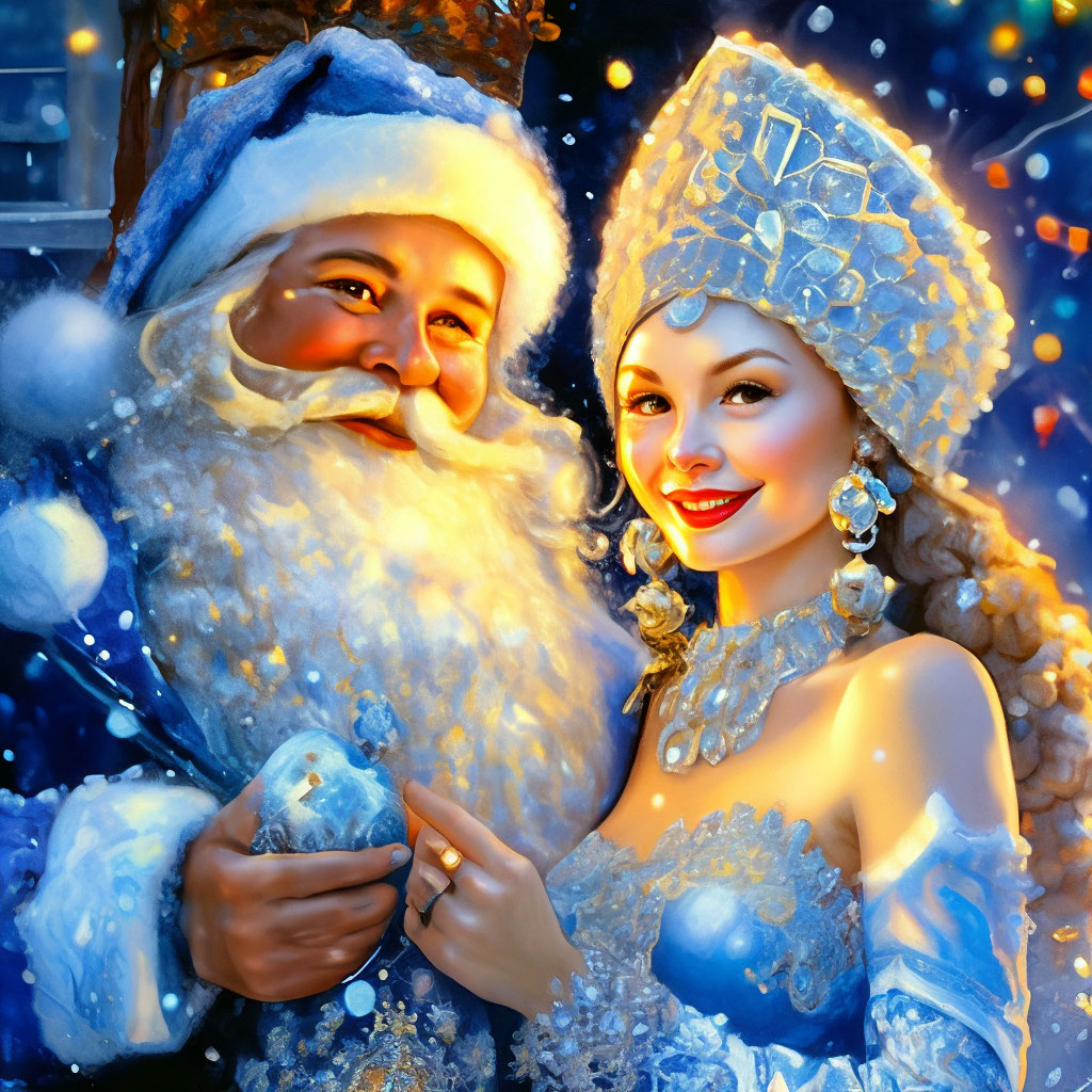 Картинки с днём Деда Мороза и Снегурочки: прикольные открытки с надписями на 30 января