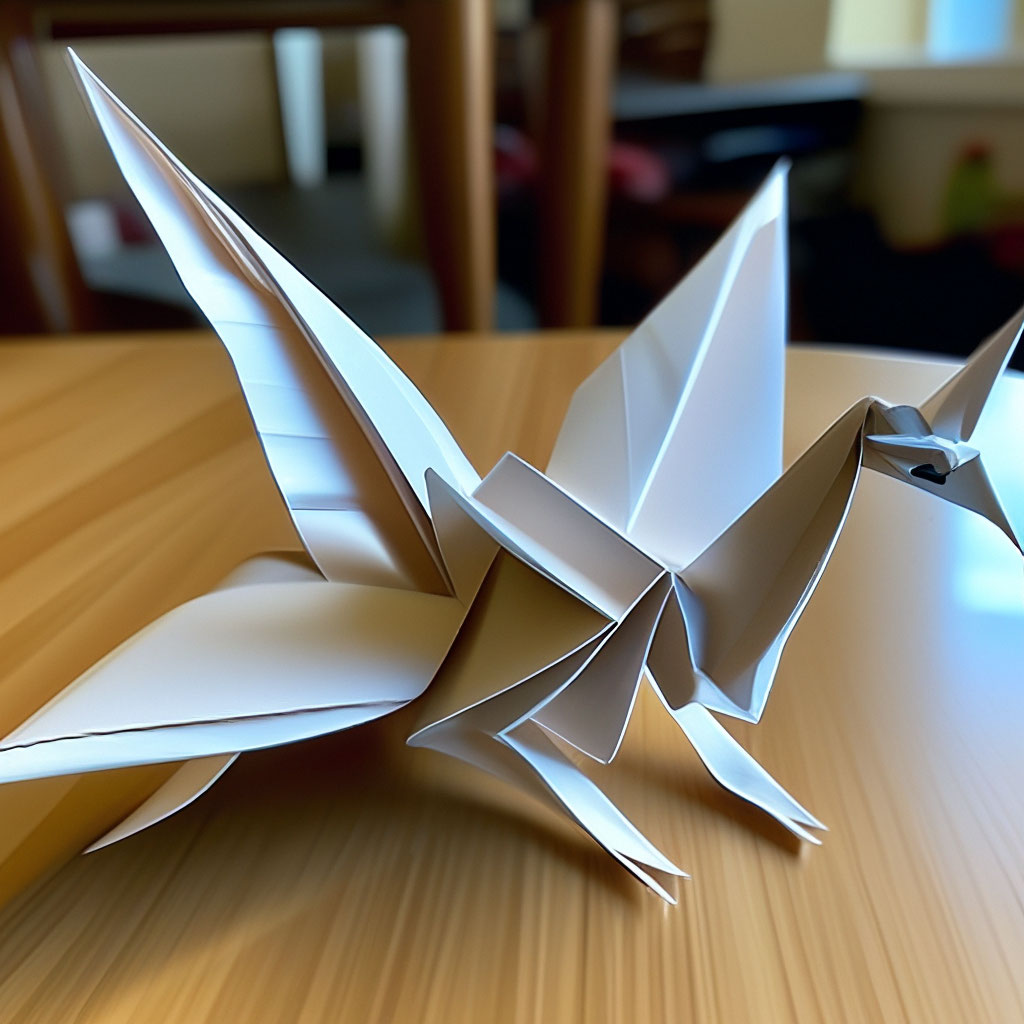 Оригами - искусство складывания из бумаги» — создано в Шедевруме