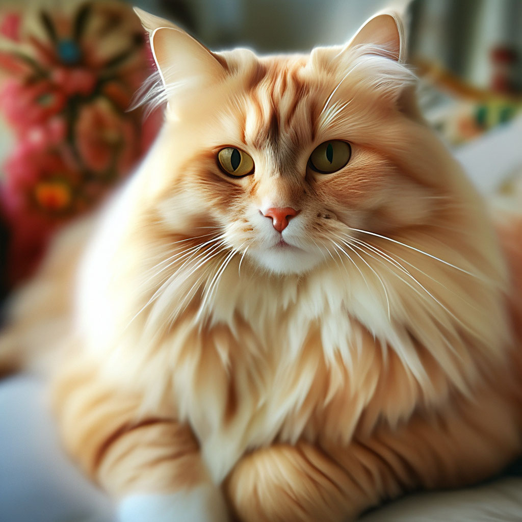 персиковый кот