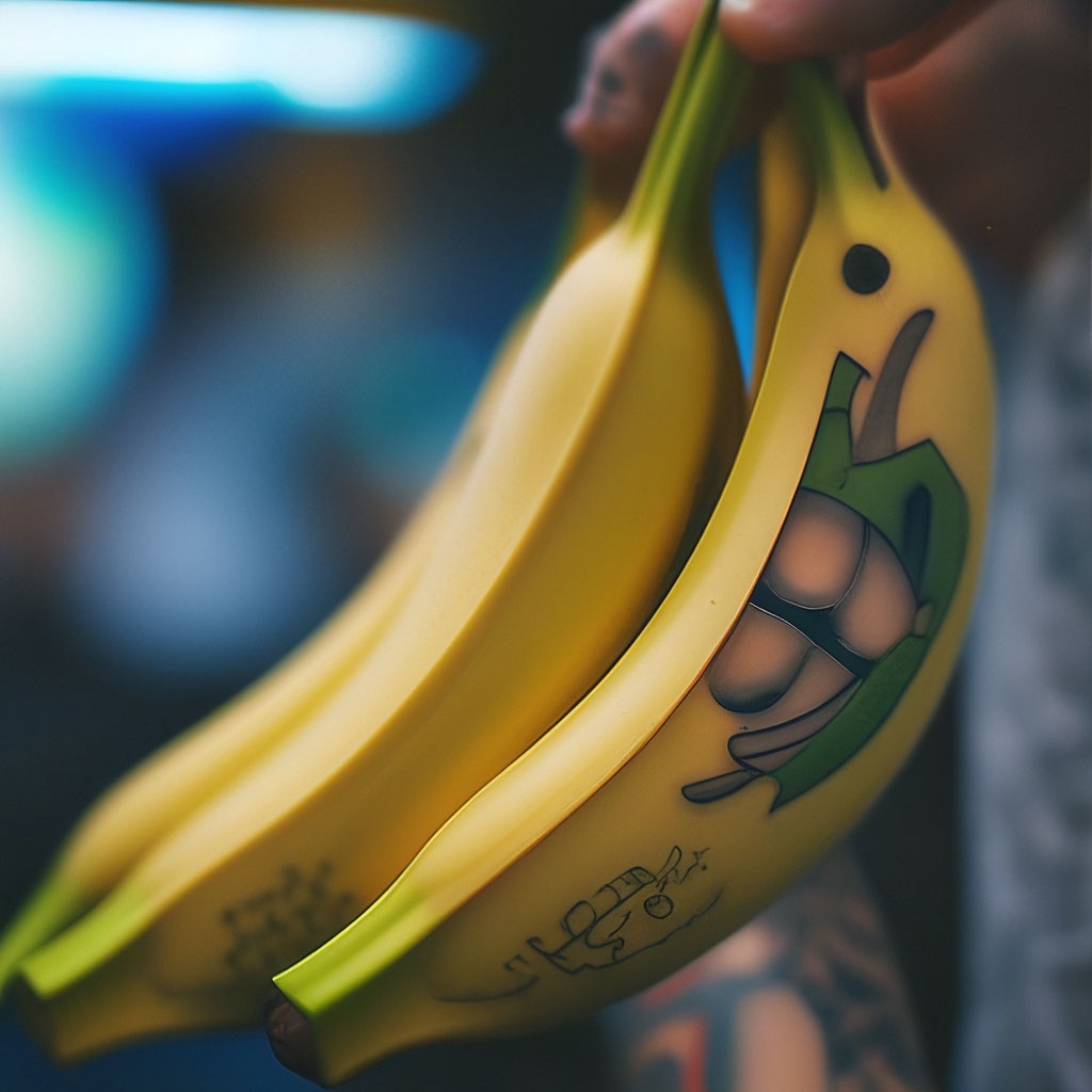 Татуировки с бананами » taimyr-expo.ru - 50 оттенков жёлтого - Лучше банан в руке, чем киви в небе!