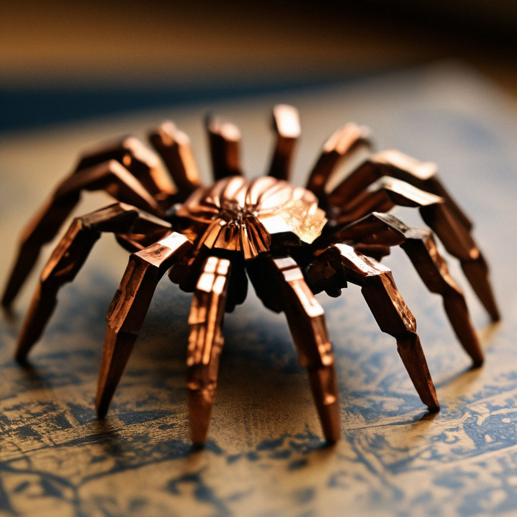 Оригами модульное: Паук, скорпион и стрекоза