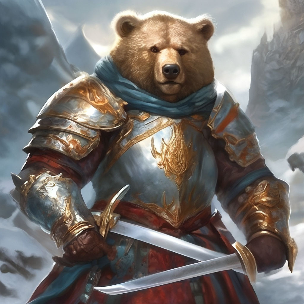 Вова - медведь-защитник» — создано в Шедевруме