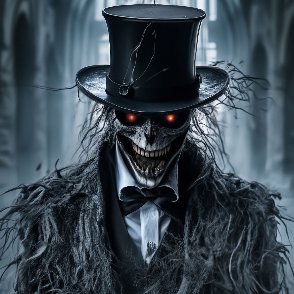 Ghost with top hat on sale