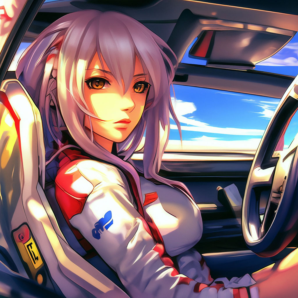 Anime Girl Race Car Driver Anime Race Car | Tumblr