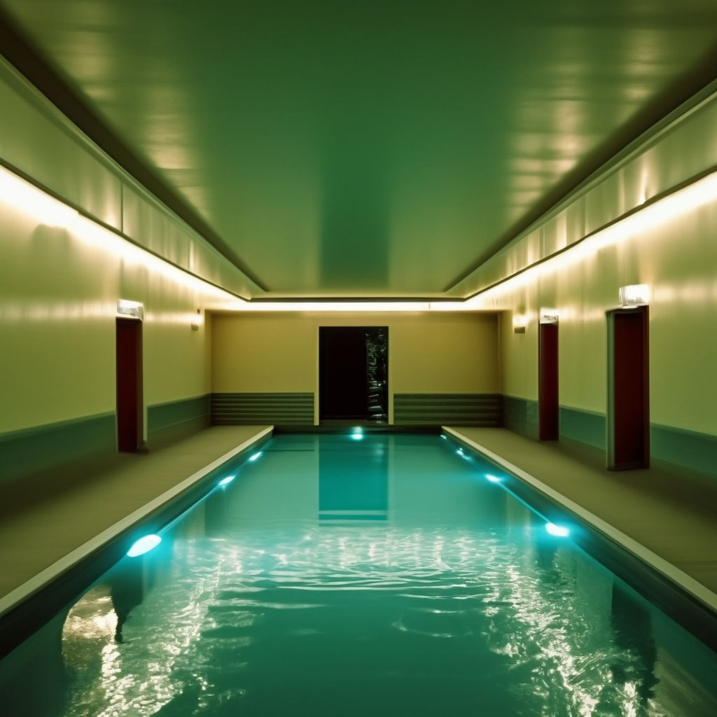 Backrooms creepypasta Poolrooms» — картинка создана в Шедевруме