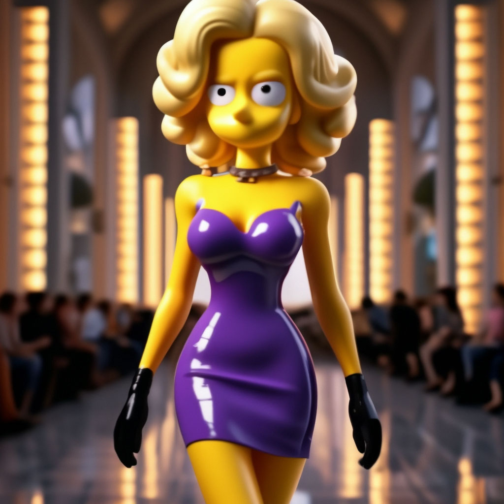 lisa simpson purple dress Lil Lisa Simpson moment @wedonthavetimeforthis  @rachaeltagg