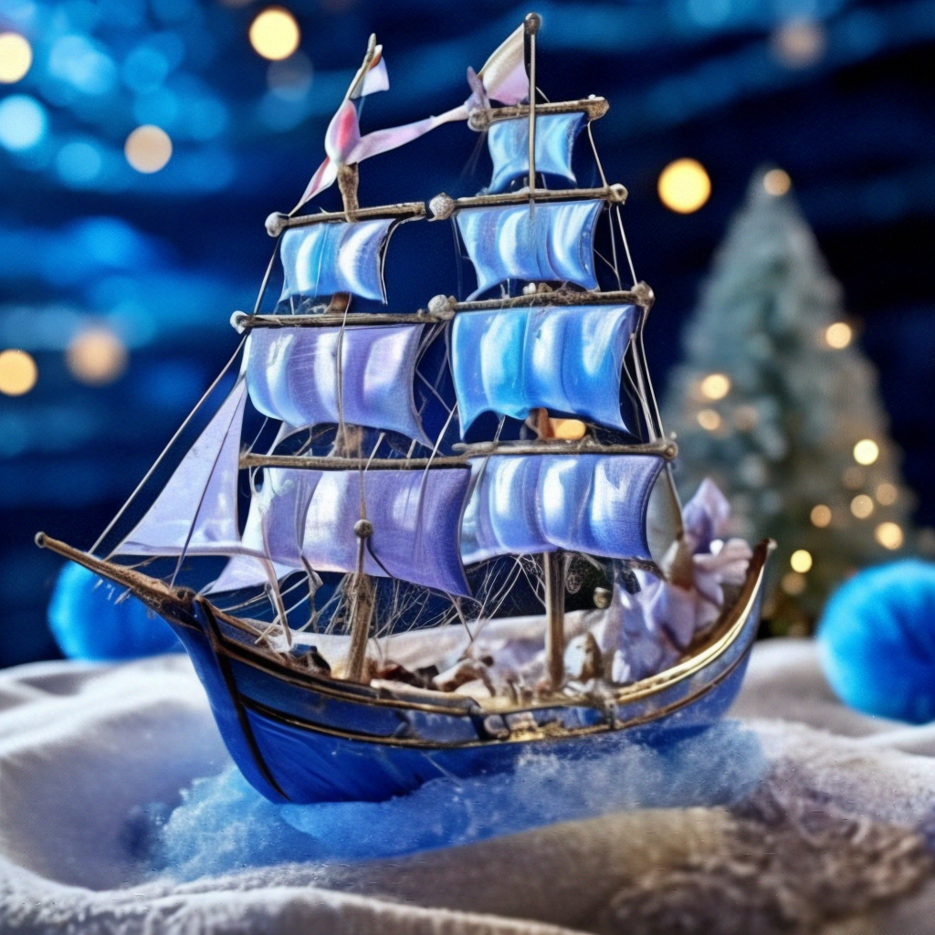 Корабль Парусник, Синее Море, Волны…» — Создано В Шедевруме