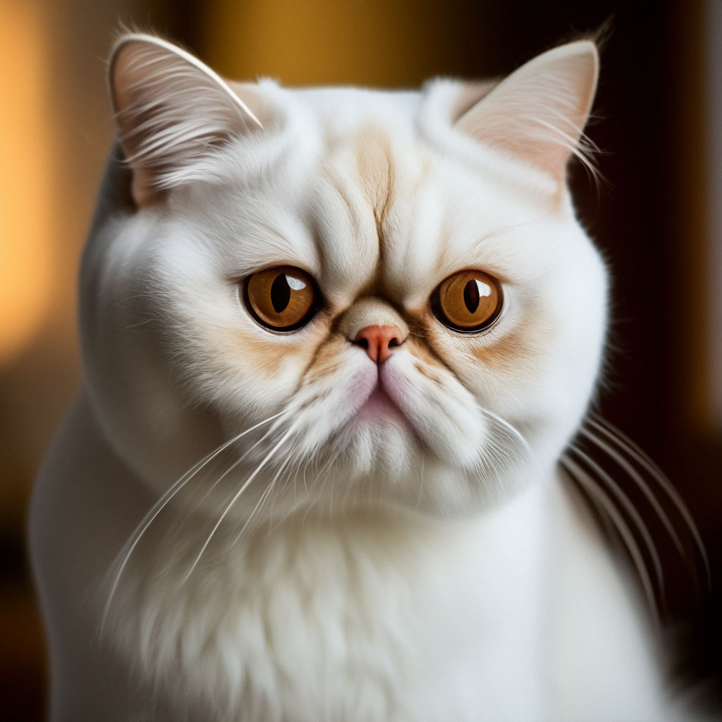 Экзоти́ческая короткошёрстная кошка…» — создано в Шедевруме