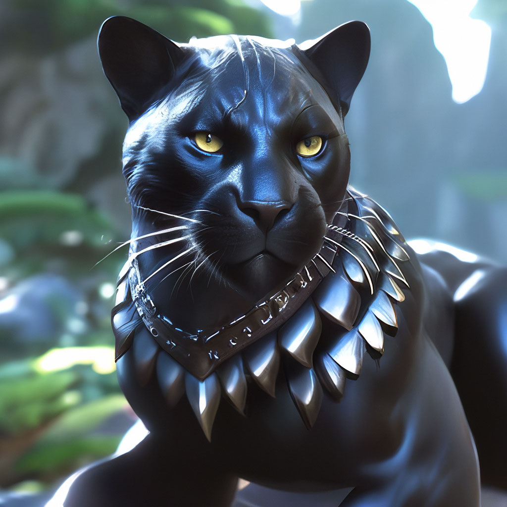 Кот черная пантера из фильма в …» — создано в Шедевруме