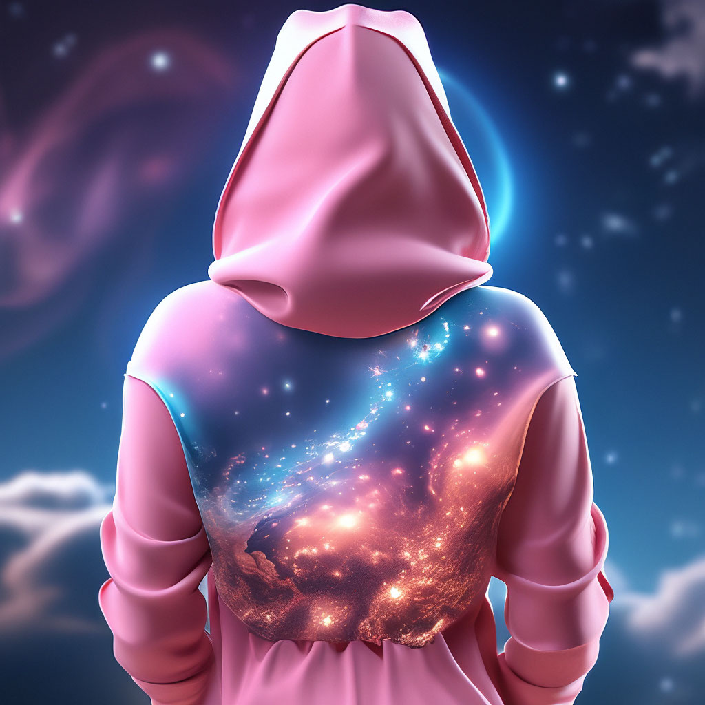 A shop pink hoodie