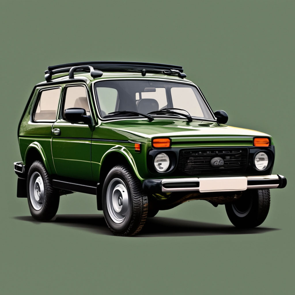 Автомобиль Lada Niva travel темно зелёный … | Firegun9» — Шедеврум