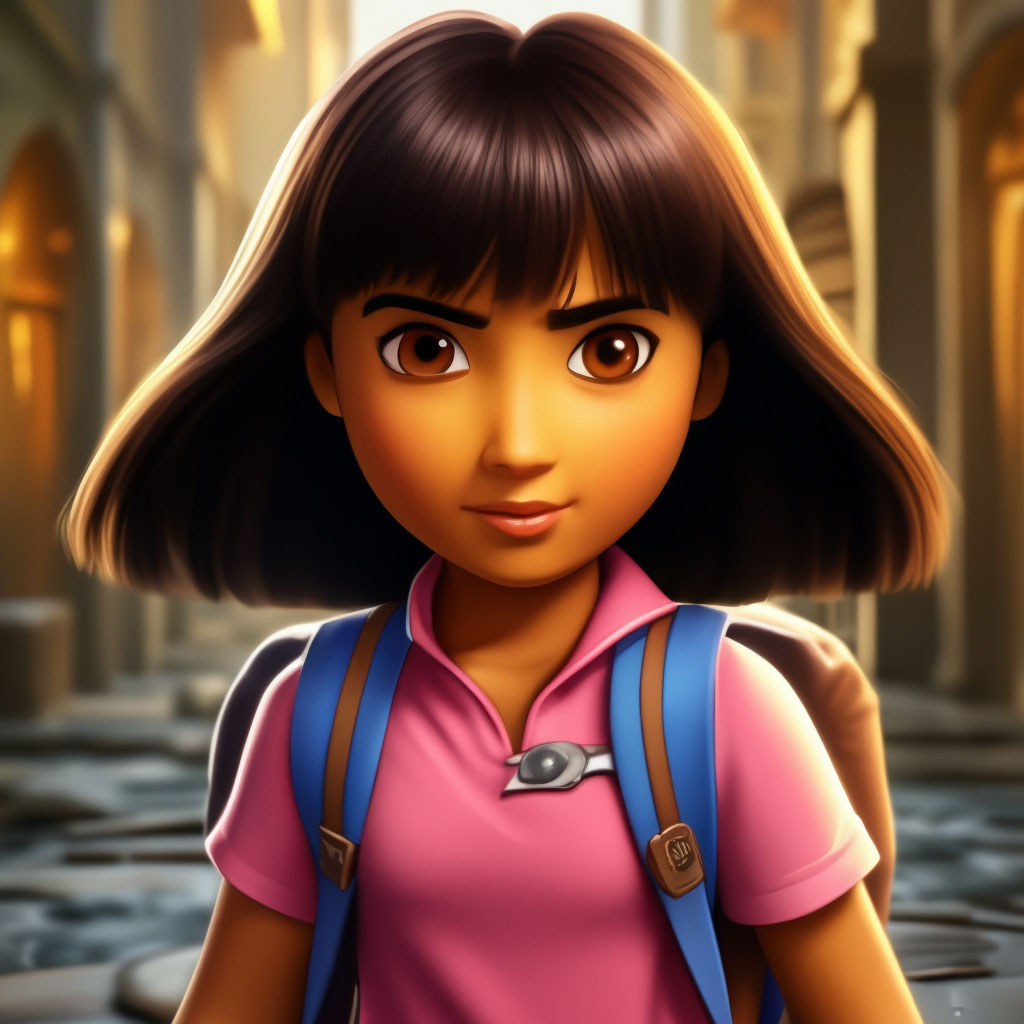 Даша-путешественница Dora the …» — создано в Шедевруме