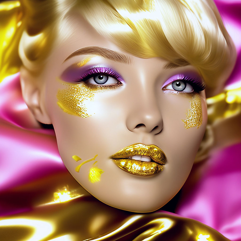 🌈стиль Пикассо, блондинка в …» — создано в Шедевруме