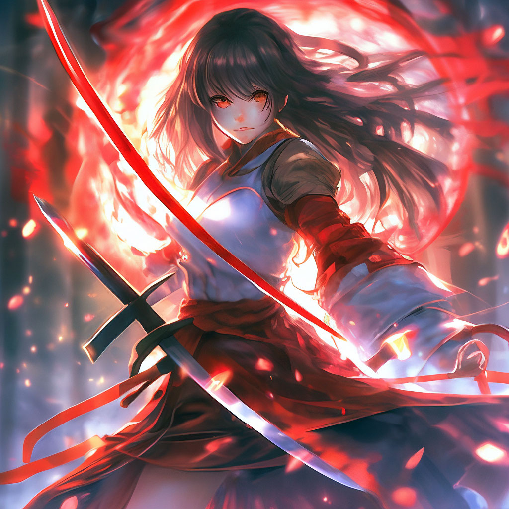 Девушка с мечом