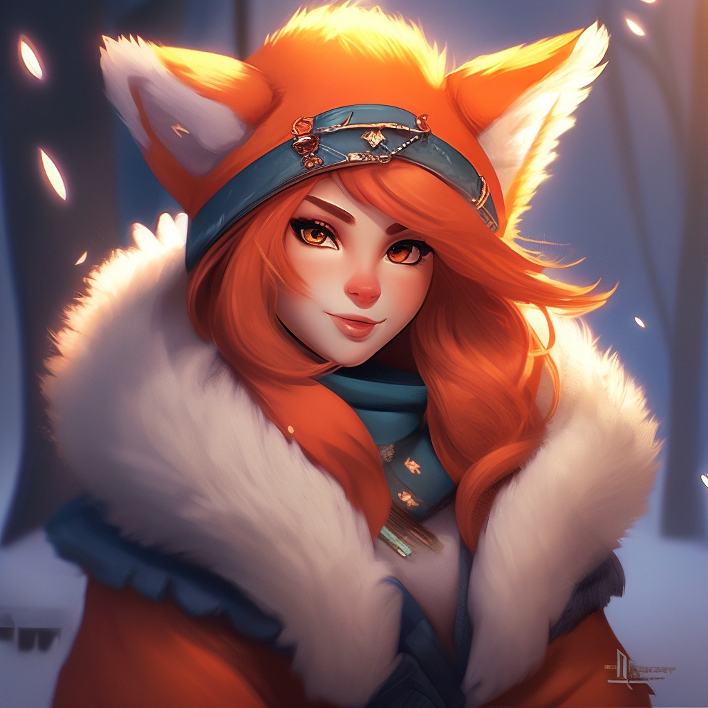 Furry fox girl