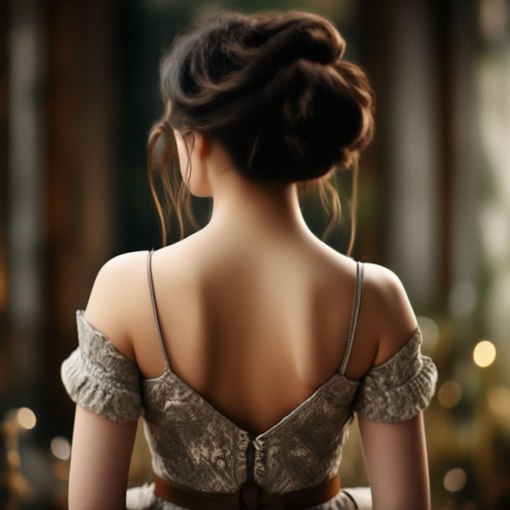 Картинка девушка брюнетка со спины - 68 фото