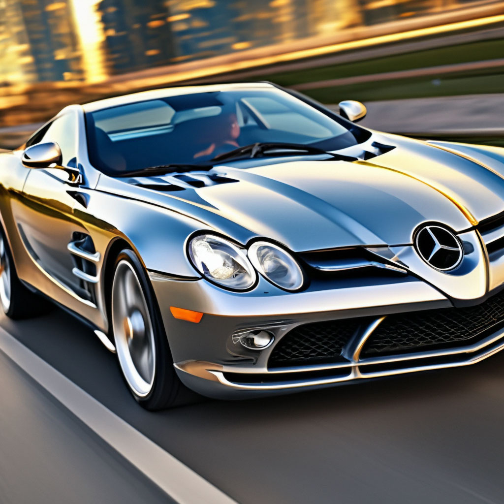 Mercedes MCLAREN SLR White Gold