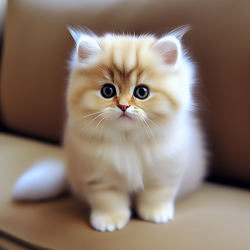 Котёнок золотая шиншилла бледненькая…» — создано в Шедевруме