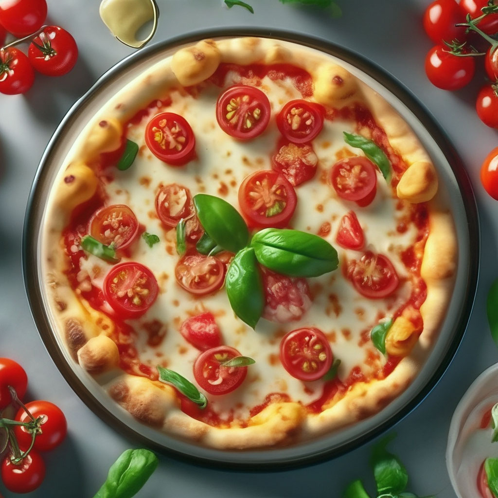 Пицца «Маргарита» с домашним томатным соусом