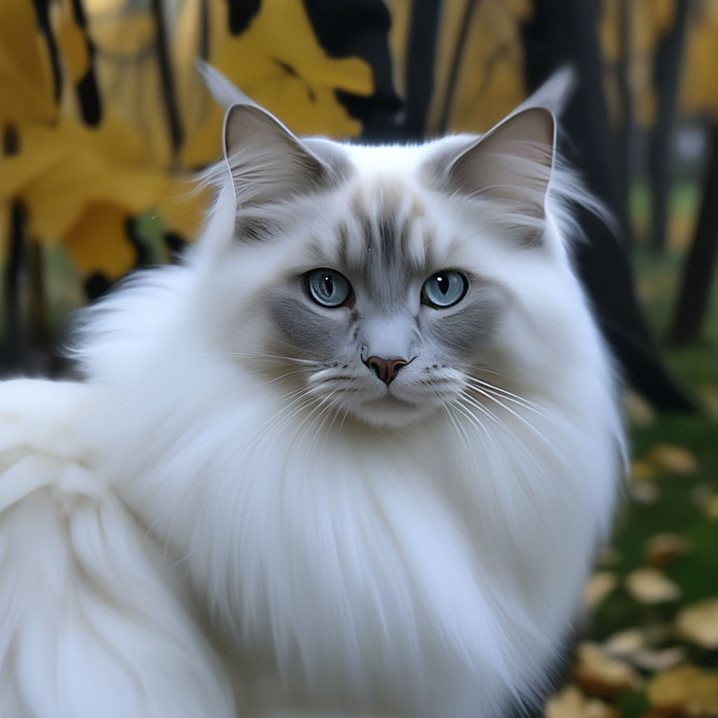 Невская маскарадная кошка, длинная …» — создано в Шедевруме