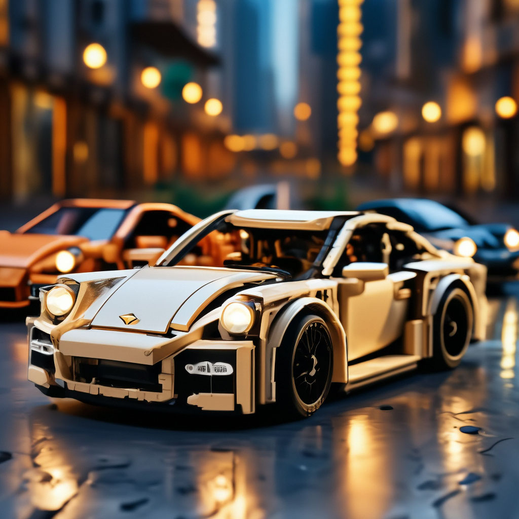 Lego Porsche Panamera Turbo and