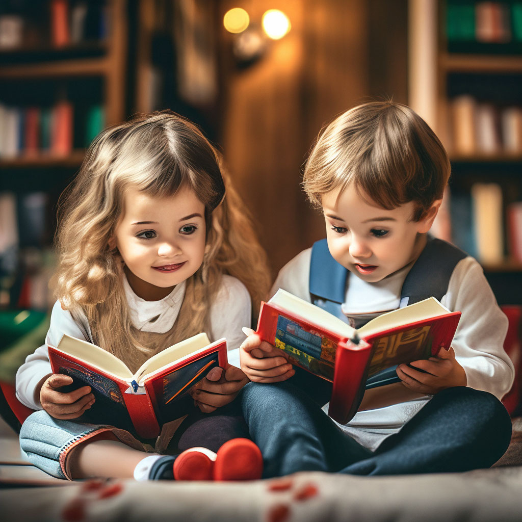 Дети читают книги картинки для детей